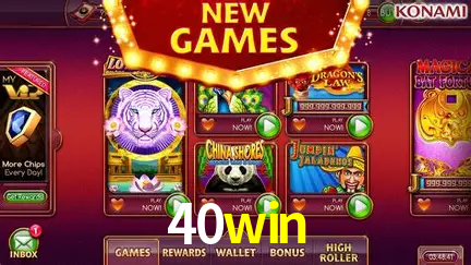 Descubra o Mundo do Cassino Online com 40win