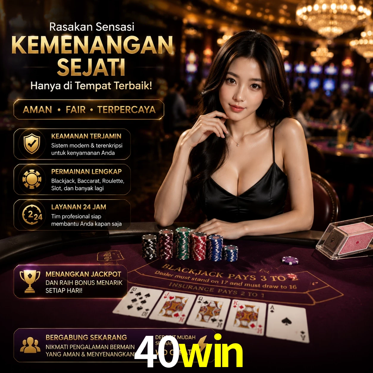 Bônus exclusivos membros VIP 40win